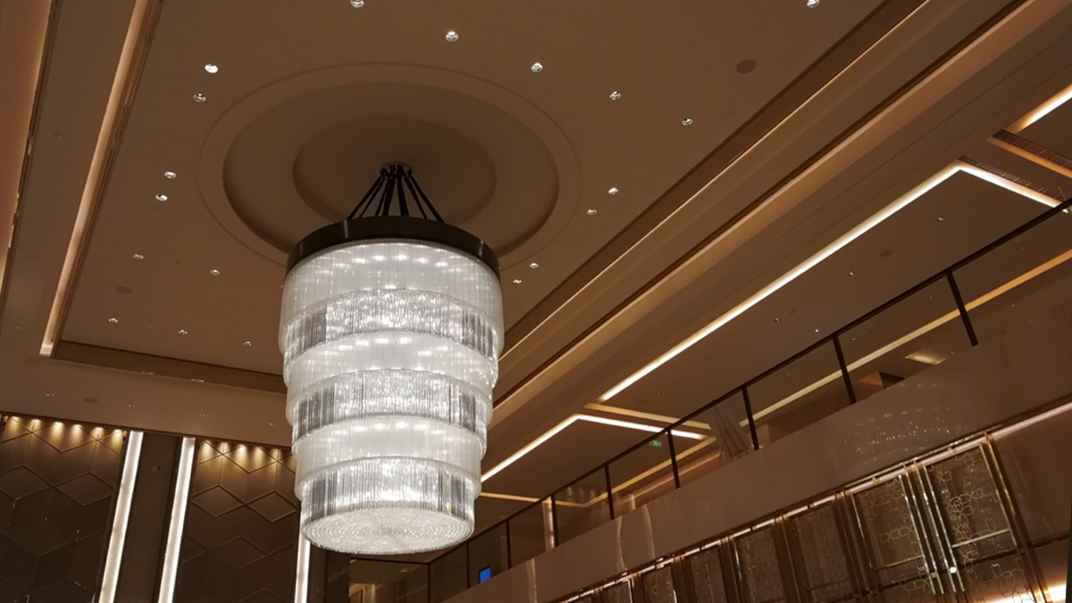 上海洲际酒店大厅灯光设计方案展示