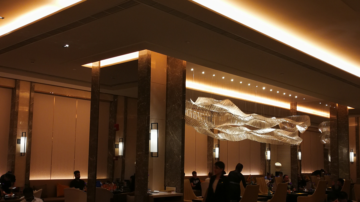 上海洲际酒店接待室灯光设计方案展示